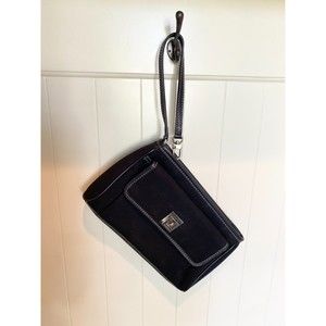 Cole Haan Black Wristlet